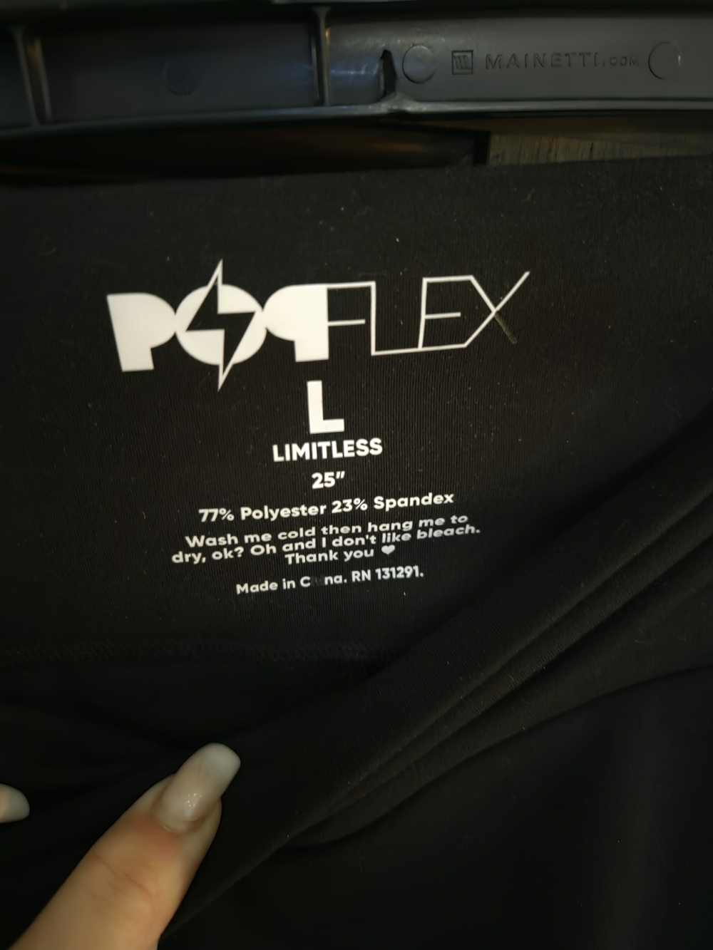 POPFLEX CrissCross Hourglass Skleggings - Picture 5 of 6